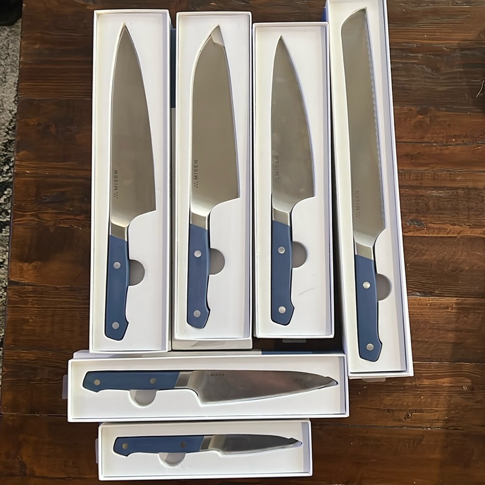 Set of 6 Misen knifes